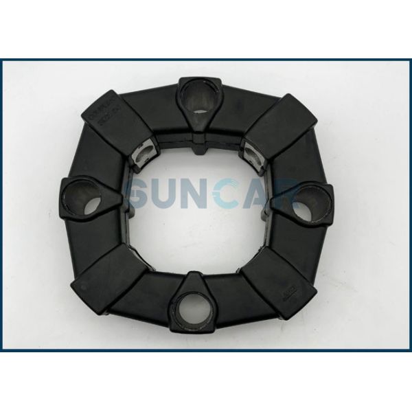80A Excavator Hydraulic Pump Couplings Flex Coupling Rubber Black