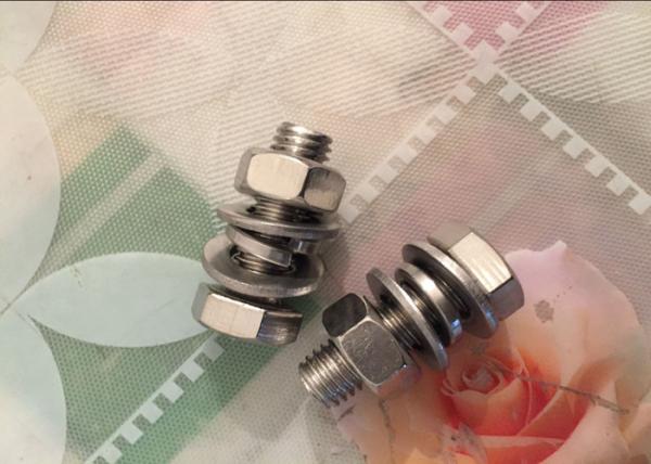 DIN933 DIN934 DIN125 Inconel 625 Fasteners , Alloy 625 Nickel Fasteners