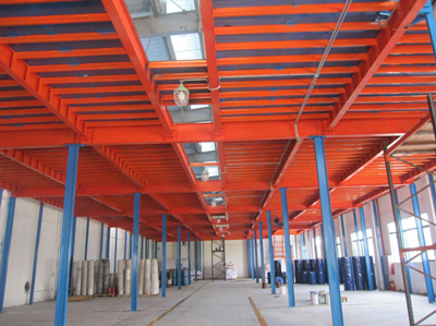 Project Heavy Duty Storage Racks Steel Mezzanine Floor For Carton