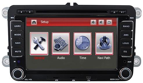 Car audio and video player for VW Jetta /Sagitar /Caddy with radio smart TV OCB-0989