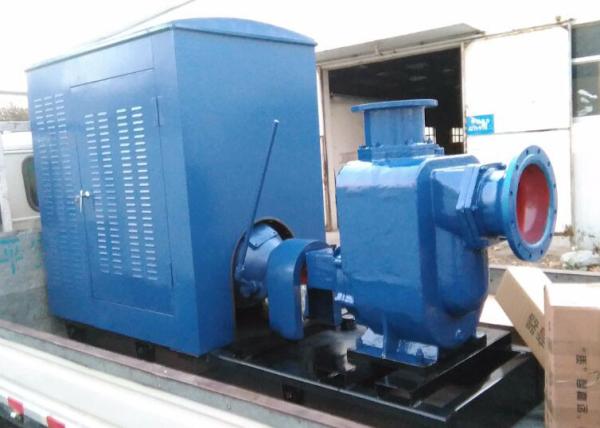Large 56kw High Volume Diesel Engine Water Pump Eletrical Starting Method