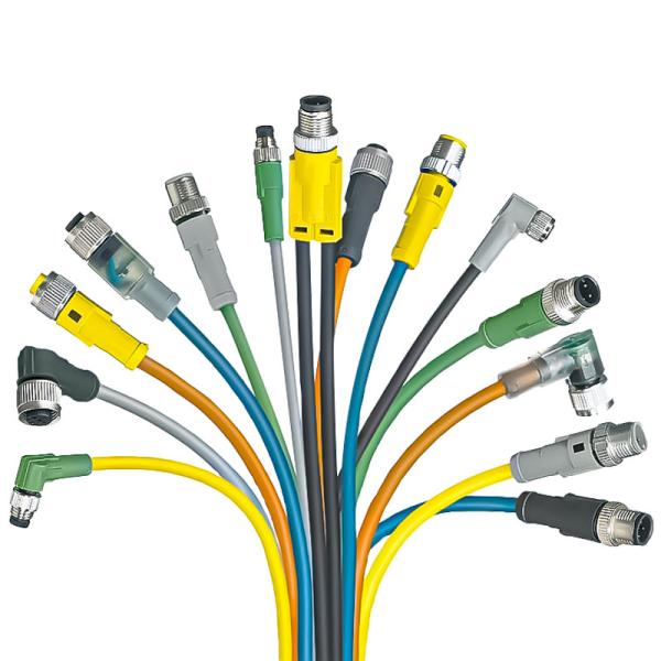 IP67 Female M12 5p A Coding Waterproof Connector Male Anti Vibration M12 Cable Connector