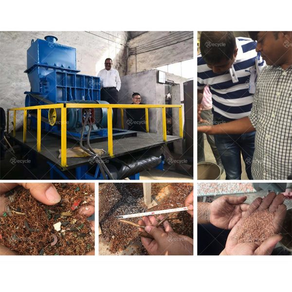 Производственное предприятие Молотная мельница Промышленный шредер Металлический дробилка Перерабатывающая машина