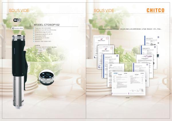 Sous Vide Immersion Circulator and  Slow Cooker GK-P102