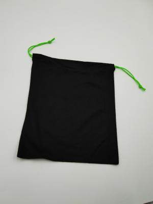 Biodegradable Pure Cotton Drawstring Bag for Earphone Protection anti-dust environment protected materials