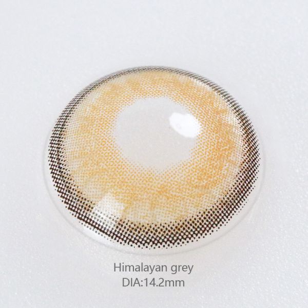 14mm Blue Monthly Colored Contacts Lenses 4 Tone For Birthday Party