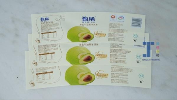 Matte Surface Finish Iml In Mold Labeling Stickers With CMYK Color