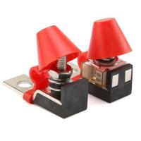 Estojo compacto alto 400A 58VDC do parafuso prisioneiro M8 de Marine Battery Inline Fuse Holder ampère único