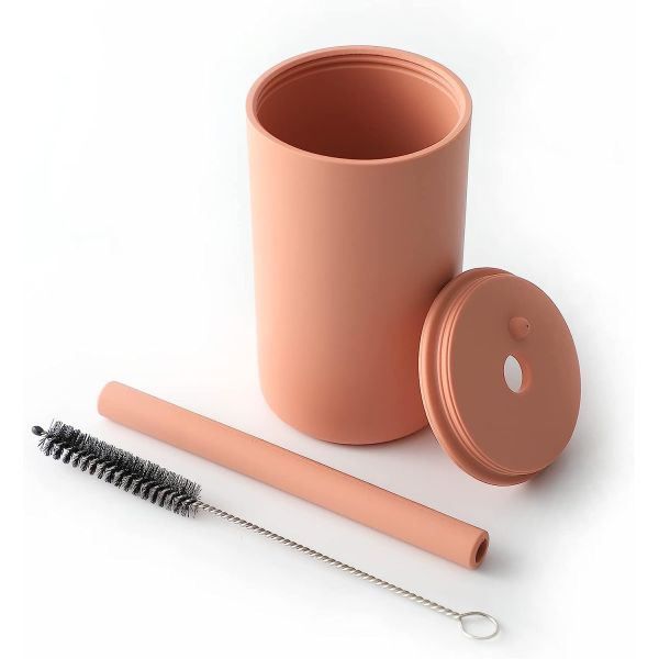 Чашка соломы силикона младенца с ломким ручек облегченное