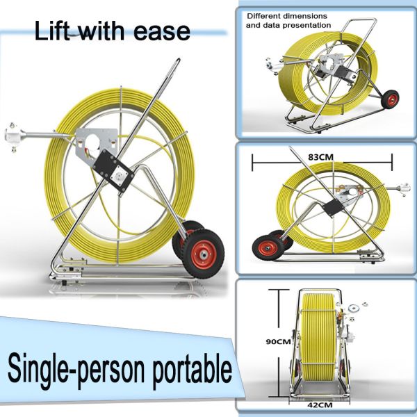 GYGD - V Push Rod Pipe Inspection Camera: 140° Wide CCD For Municipal Drainage Pipes