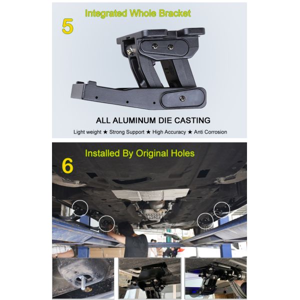 Hilux Vigo Foldable Running Boards Aluminum Alloy Hilux Side Step Waterproof 100%