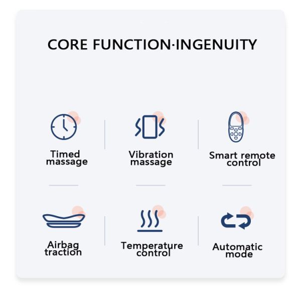 DC12V Heated Waist Belt For Pain Relief ODM Vibration And Heat Massage Belt