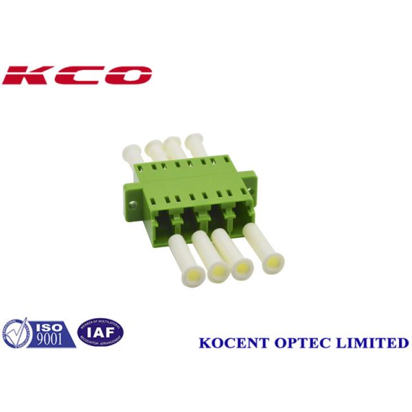 Multimode LC / APC Fiber Optic Adapter Without Dust Cap JIS Standard