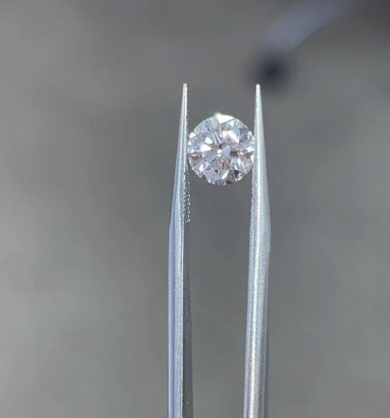 10 Mohs incolore ronde brillante coupée CVD Diamants cultivés en laboratoire 2,5ct-3ct