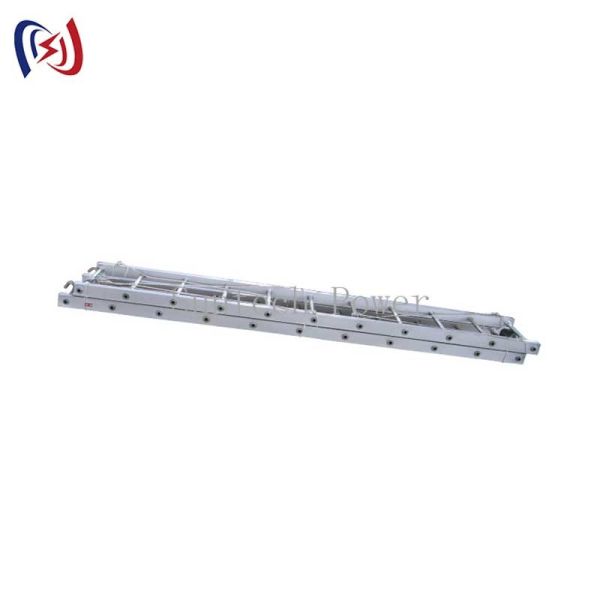 Escalera de equilibrio aéreo de acero para tendido, escalera extensible telescópica