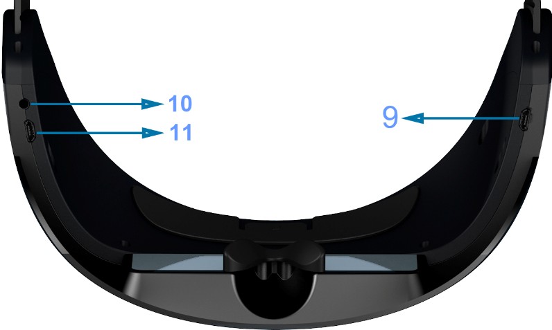 виртуальная реальность стекел HMDI удобная Immersive 5.8G Monocular FPV видео-