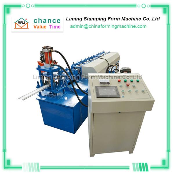 4kw Shutter Door Forming Machine , 30m/Min Rolling Shutter Manufacturing Machine