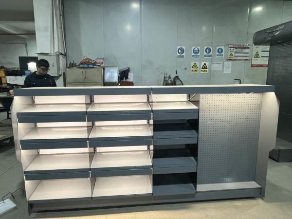 Flex Wall 8' Assembly Custom Retail Display Racks Corrosion Resistant Multilayer