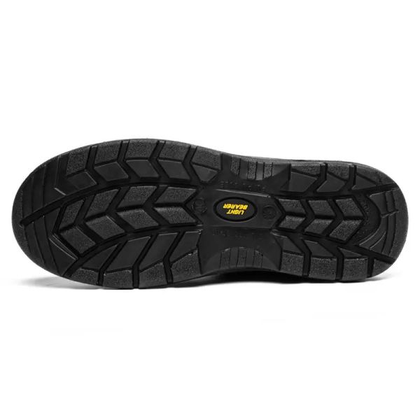 Genuine Leather Steel Toe Work Boots Slip Resistant Smooth Leather Boots S3