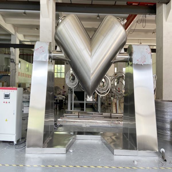 Custom V-type Mixer Stainless Steel Blender Food-Grade Rapid Mixing for Powdered and Granular Materials Suitable for Pharmaceutical, Chemical, Food Industries