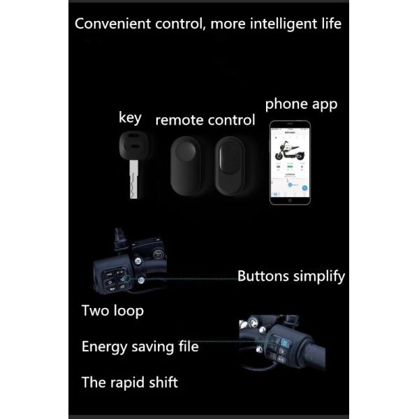 Intelligent Miku Max Electric Smart Scooter 12 Tube Controller Frame Material Steel