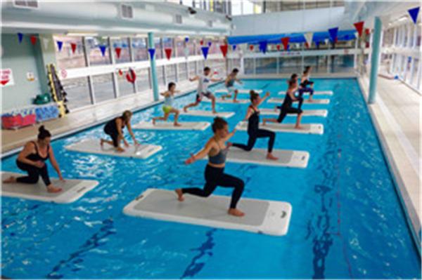 Physical Aqua Yoga Mat 220x85x15cm For Swimming Pool And Open Sea