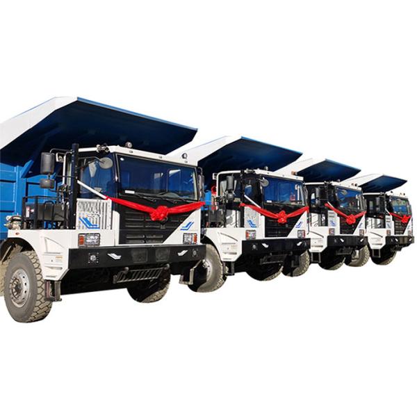 Heavy Duty 287KWh Single Motor Electric Mining Truck  Blue Color