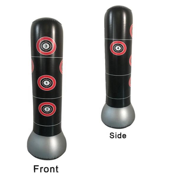 Inflatable Freestanding Punching Bags For Kid  Punch Bag For Immediate Bounce-Back For Boxing, Karate, Taekwondo, MMA