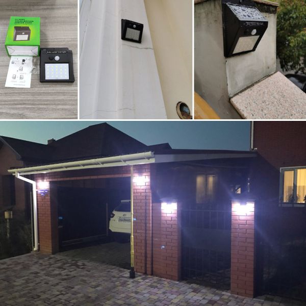 Света СИД безопасностью PIR перезаряжаемые на открытом воздухе солнечные