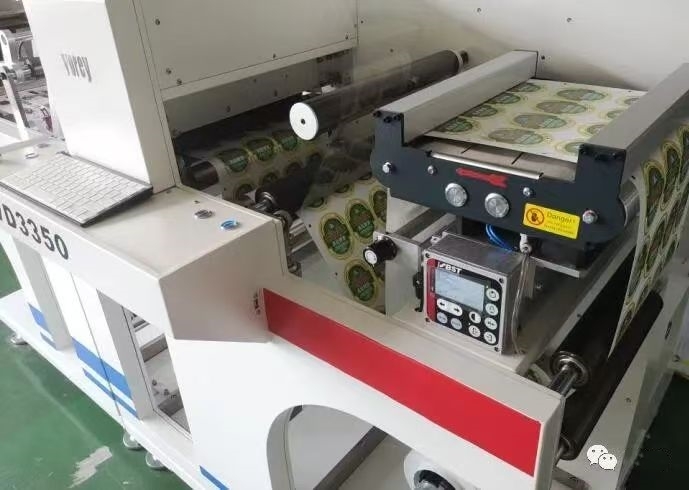 Digital Roll To Sheet Laser Die Cutter with Max 27m/min Cutting Speed and Max 330mm Label Width