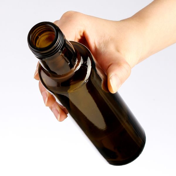 Glass Products Round Shape 750ml 1L100ml 250ml 500ml Olive Oil Bottle Clear Antique Green