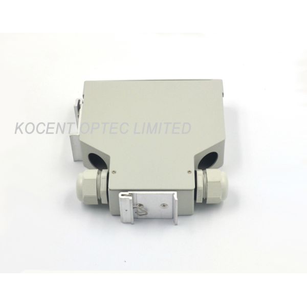 Порты ККО-ДИНРАИЛ-ЛК-ОМ4-24 коробки соединения ОМ4 рельса Дин оптического волокна ФТТХ ГПОН терминальные ЛК 24