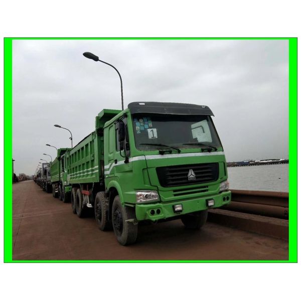 2015 made in china 6*4 10 Tires Sinotruck Howo tipper brakes service dump truck front axles  high tensile strength steel