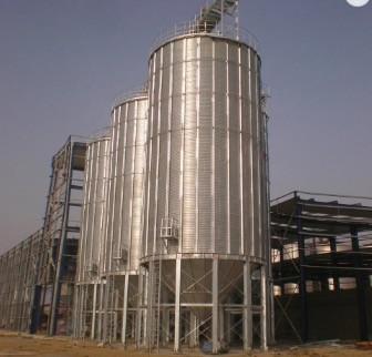 Silos de aço inoxidável do escaninho da grão da alimentação animal/silo de grão galvanizado quente do metal
