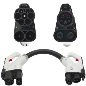 C.C 2 combinés à la 1 prise combinée du converti CCS 2 d'adaptateur de CCS EV à