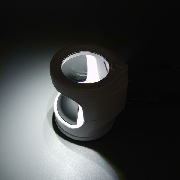 New Design Lighting Magnifying Nail Clipper with Led Light Optical Instruments Magnifying Glass