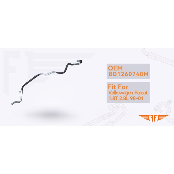 8D1260740M VW Passat 1.8T 2.8L Tubo de aluminio para AC 98-01
