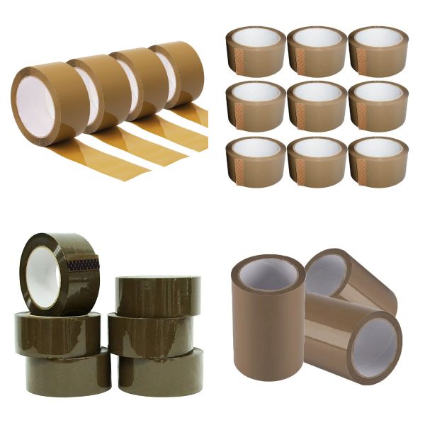 Cor de embalagem de Brown da fita da selagem BOPP da caixa