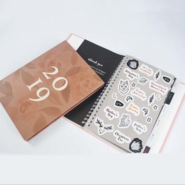 A5 Leather Cover Custom Planner Notebook Agenda Journal Customized Logo