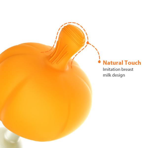 Baby Nipple Silicone Teether Pacifier Food Grade BPA Free With Cover Box