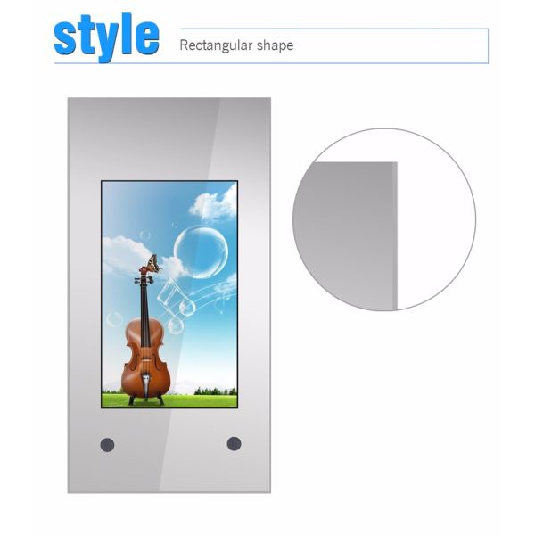 Exposição eletrônica comercial do cartaz de HD Digitas, Signage vertical de Digitas da montagem da parede