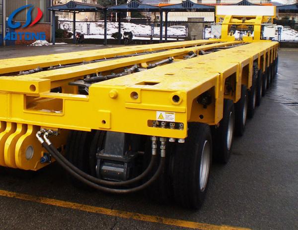 Hydraulic Modular Trailer Manufactured by Ltd for Transporting Heavy Big Equipment