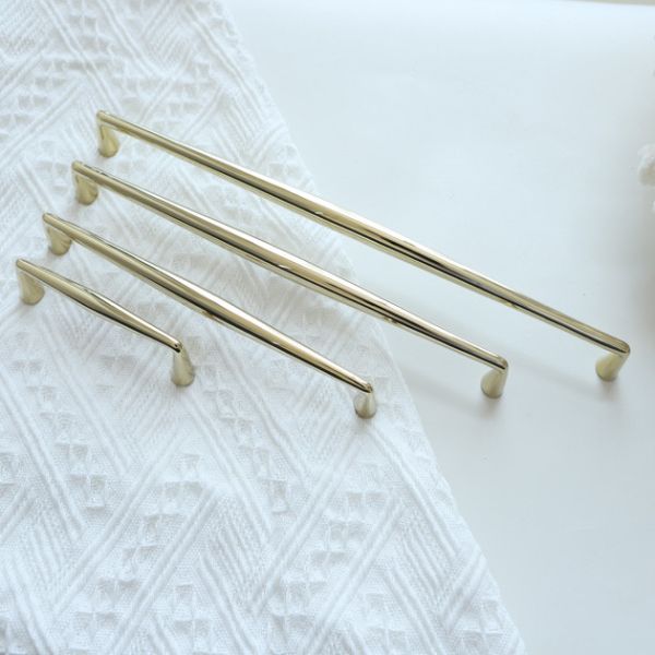 Metal Wardrobe Pull Furniture Brass Kitchen Handle Cabinet Drawer Handle