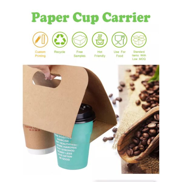 SGS Disposable Food Packaging Containers  One Time Kraft Paper 370g Double Wall