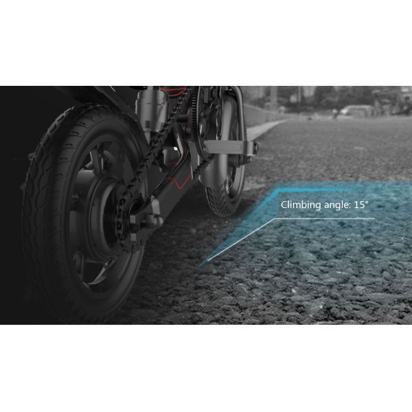 350W Selectric Folding Bike Lightweight High Carbon Steel Long - Distance Mileage