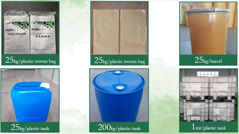 Habio Alkaline Protease 200,000~1,000,000u/G Bio Enzyme Powder For Detergents