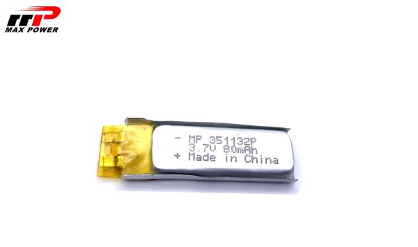 Inverseur ultra petit de générateur de fréquence de la batterie MP351132 80mAh 3.7V de polymère de lithium de puissance élevée