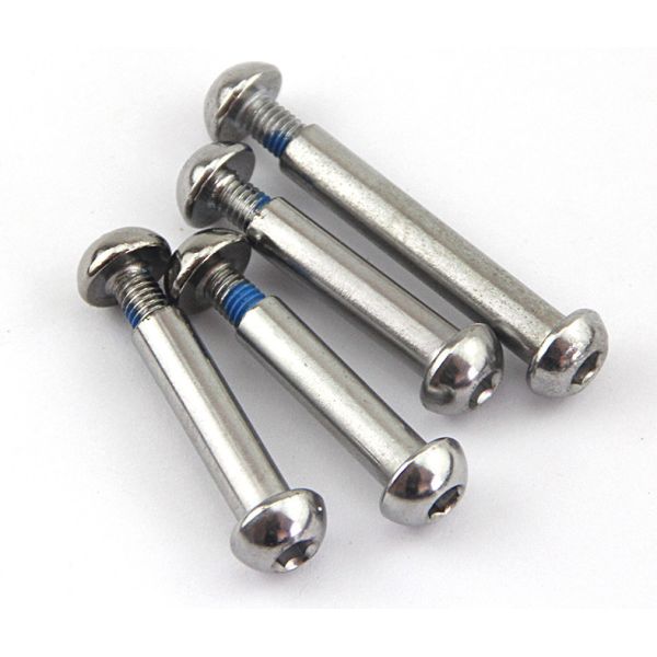 Stainless Steel Hex Drive Binding Barrels and Screws Button Head Nylok Butt Screws