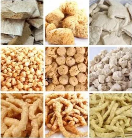 Ligne végétale de production alimentaire de protéine extrudeuse de pépites de machine/soja de fibre