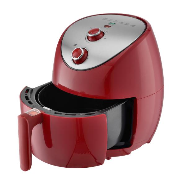 Oil Free Red Digital Air Fryer 1500w 4.6L With Overheat Protection CE ROHS Certified